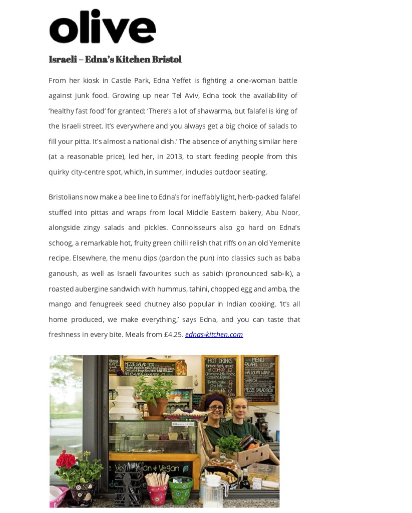Review by Olive of Ednas Kitchen